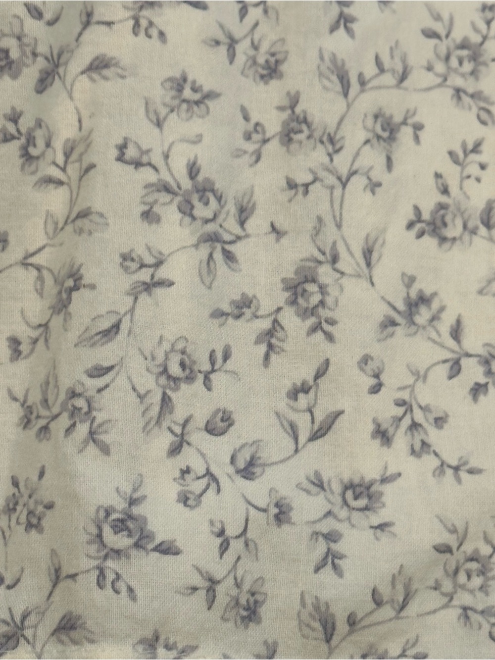Strasburg Girls 5 Cream and Blue Floral Puff-Sleeve Pleated Waist Dress - Picture 5 of 7